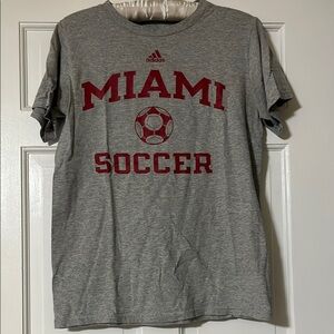 Adidas Gray Miami Soccer T-Shirt